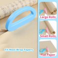 thumbnail image 7 of YIFEI 2-Pack Wrapping Paper Cutter Sliding Gift Wrap Cutter Tool for Rolls & Sheets, Left & Right Hand Friendly, Holiday & Everyday Gift Packaging, 7 of 7
