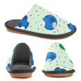 thumbnail image 4 of IAUYY Memory Foam House Slippers Suitable for Both Men and Women. Comfortable, Anti-Slip Plush Flat-Bottomed Slippers The Best Holiday Gift Blue and Green, 4 of 9