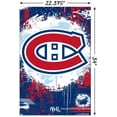 thumbnail image 3 of NHL Montreal Canadiens - Maximalist Logo 23 Wall Poster, 22.375" x 34", 3 of 4