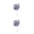 thumbnail image 4 of Advancent Broches de boda con estilo, además de atuendo formal, ramillete de poliéster duradero y duradero Type4 NO4, 4 of 6