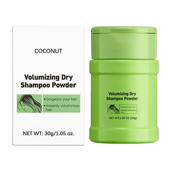 Poudre de Shampoing Sec Matifiant Racines Aspect Plus Fourni Cheveux Rafraîchissants Végane Sans Blanc Format Voyage Shampoing Sec Convenant aux Femmes et aux Hommes Organisateurs de Maquillage