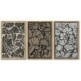 thumbnail image 6 of 16x24in Natural Framed Boho Vintage Flower Framed Wall Art Prints Modern Elegant Abstract for Office Dining Room Hallway Design Home Decor, 6 of 6