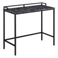 thumbnail image 1 of Brighton Console Table in Black Marble Engineered Wood Top and Black Frame, 1 of 9