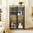 thumbnail image 2 of 15.60 in Wide, Grey - Adjustable Tempered Glass Shelves - Study Space / Customize Storage for Collections, 2 of 6