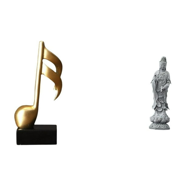Escultura De Resina De Armonía Melódica, Adorno Creativo De Mesa, Colección Feng Shui, Figura De Buda Femenina China Para Escritorio, Chimenea, Armario, Regalo De Inauguración De Casa