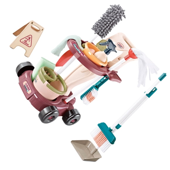 Vogacara Variedad ABS de juegos familiares: exquisita artesanía, juguete de iluminación de línea para niños, responsabilidad de tamaño de juegos de muebles de juego