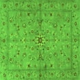 thumbnail image 1 of Ahgly Company Indoor Square Persian Green Traditional Area Rugs, 3' Square, 1 of 1