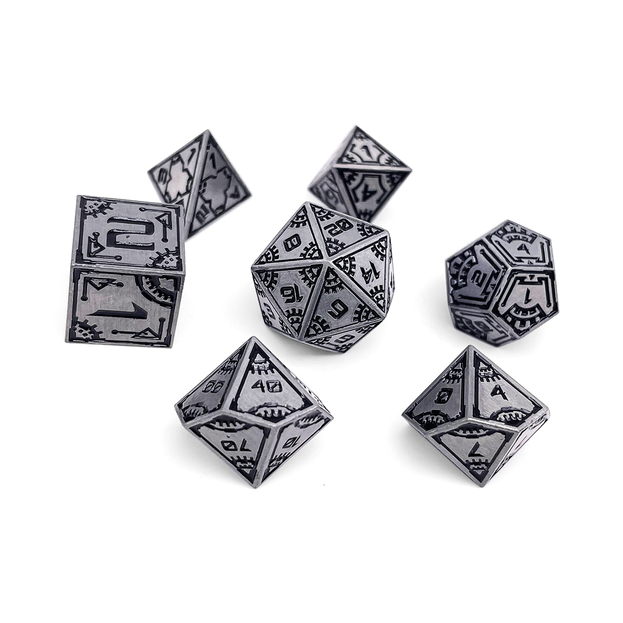 DnD Dice | Shooting Star - Space Dice 7 Piece RPG Set | Norse Foundry