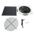 thumbnail image 2 of 100W Solar Panel Fan Kit Weatherproof Solar Powered Fan Exhaust Portable Ventilator With Metal  Mesh, 2 of 8