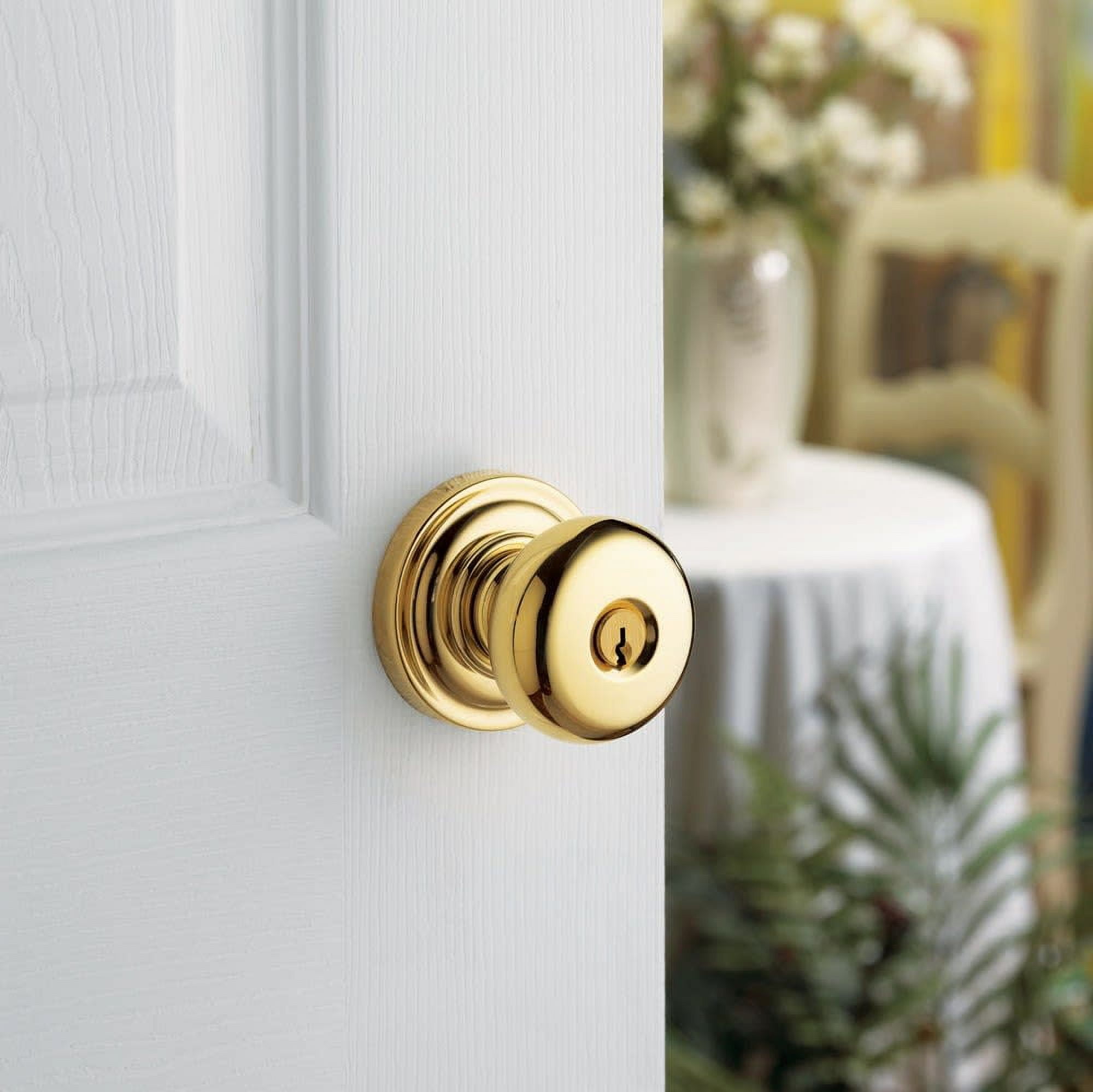 Baldwin 5205050ENTR Satin Brass & Black Estate Classic Keyed Baldwin 5205050ENTR Satin Brass & Black Estate Classic Keyed