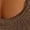 Brown, variant on Women's Ribbed Racerback Tank Tops, Soft Stretchy Sleeveless Scoop Neck Notch Cropped Tops for Yoga Workout Daily Wear