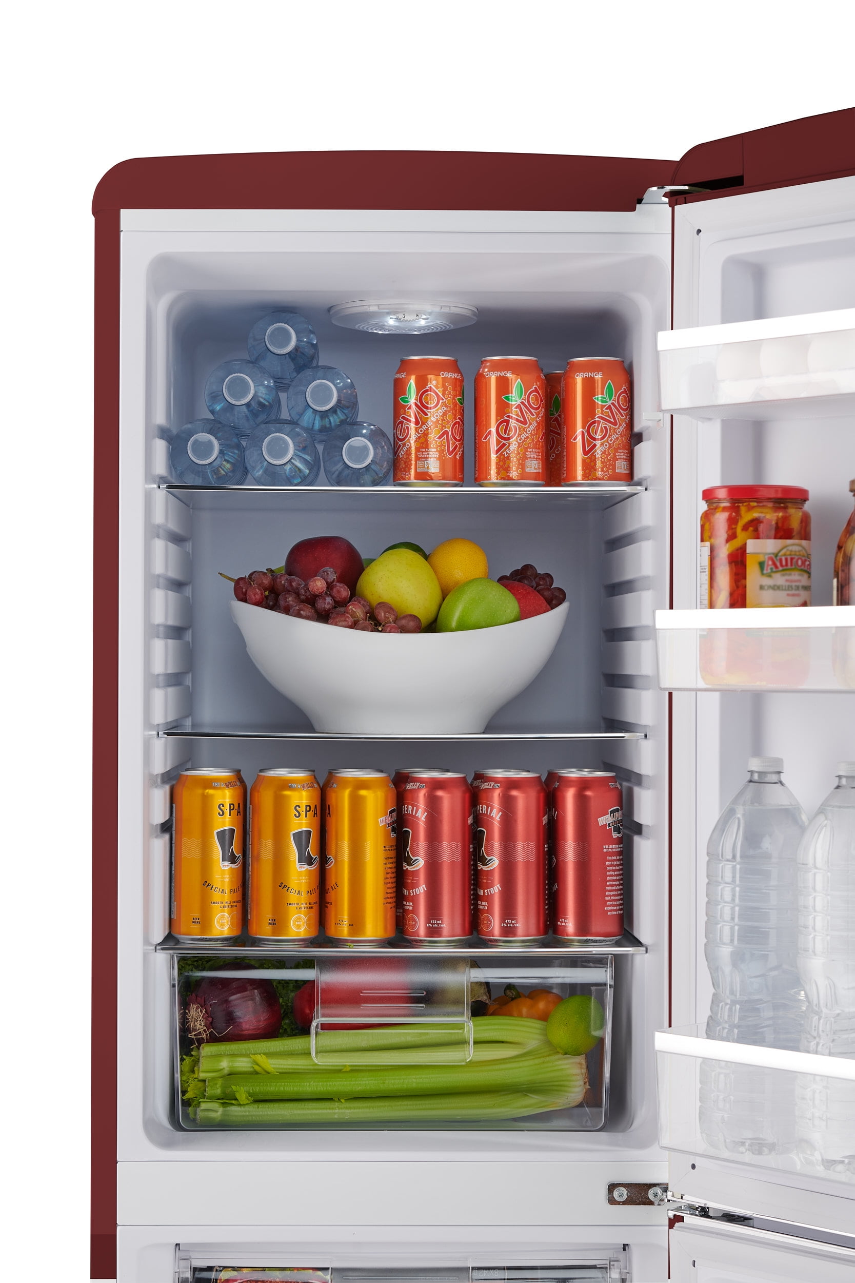 iio 7 Cu. Ft. Retro Refrigerator with Bottom Freezer (Choose Color