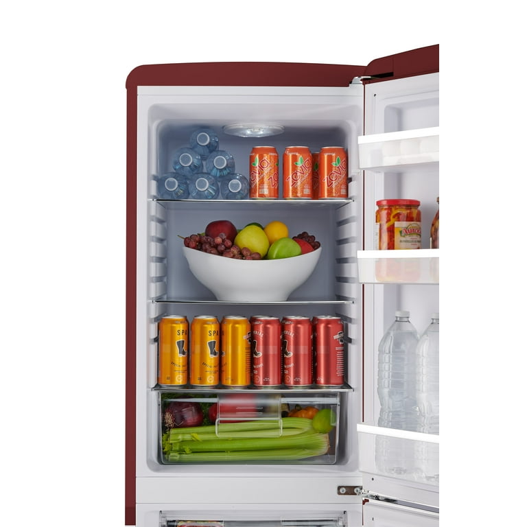 iio 7 cu. ft. Retro refrigerator with bottom freezer
