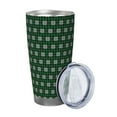 thumbnail image 2 of KLL Green Buffalo Plaid Merry Christmas Print 40oz Stainless Steel Insulated Car Cup with Spillproof Lid - Keep Your Drink Hot or Cold on the Go-Without Straw, 2 of 8