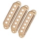 thumbnail image 1 of 3 tapas de latón para pastillas de mástil, puente y medio de guitarra eléctrica de 6 cuerdas dorado, 1 of 9