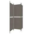 thumbnail image 2 of vidaXL 3-Panel Room Divider Anthracite 150x220 cm Fabric, 2 of 5