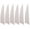 white, variant on 50 pcs 3" Real Feather Shield Vanes — 6 Colors for Archery Arrows