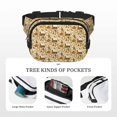 thumbnail image 3 of Japuie Wild West Cowboy Print Layer Fanny Pack with Adjustable Shoulder Strap,Double-Layer Waist Bag,Travelling Fanny Pack,Square Double Layer Waist Bag,for Exercise Running Travel Hiking, 3 of 7