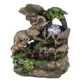 thumbnail image 2 of Fuente de sobremesa Benzara ECI con forma de elefante, 28 cm, luz LED, 2 of 5