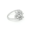 thumbnail image 4 of Shai Lynn Engagement Ring Marquise Flower Silver Cz Womens Ginger Lyne Collection, 4 of 5