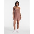thumbnail image 2 of No Boundaries Woven Sleep Dress, Women's XXS-XXL, 2 of 5