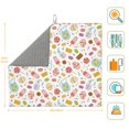 thumbnail image 3 of Naloa Dessert Dish Drying Mat for Kitchen Counter, Heat Resistant Drainer Mats, Absorbent Draining Mat,Dish Rack Pad,16"x18", 3 of 8