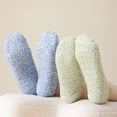 thumbnail image 5 of Womens Fuzzy Socks Cozy Fluffy Winter Warm Slipper Socks Microfiber Soft Home Sleeping Socks with Non Slip Grips Size 5-9, 5 of 10
