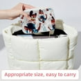 thumbnail image 6 of Rugby Velvet Portable Jewelry Box with Removable Compartment - Ideal Bracelet Holder and Necklace Organizer - Gift, 6 of 7