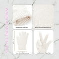 thumbnail image 3 of REDESS Winter Women's Beanie Hat Scarf Gloves Set-White, 3 of 4