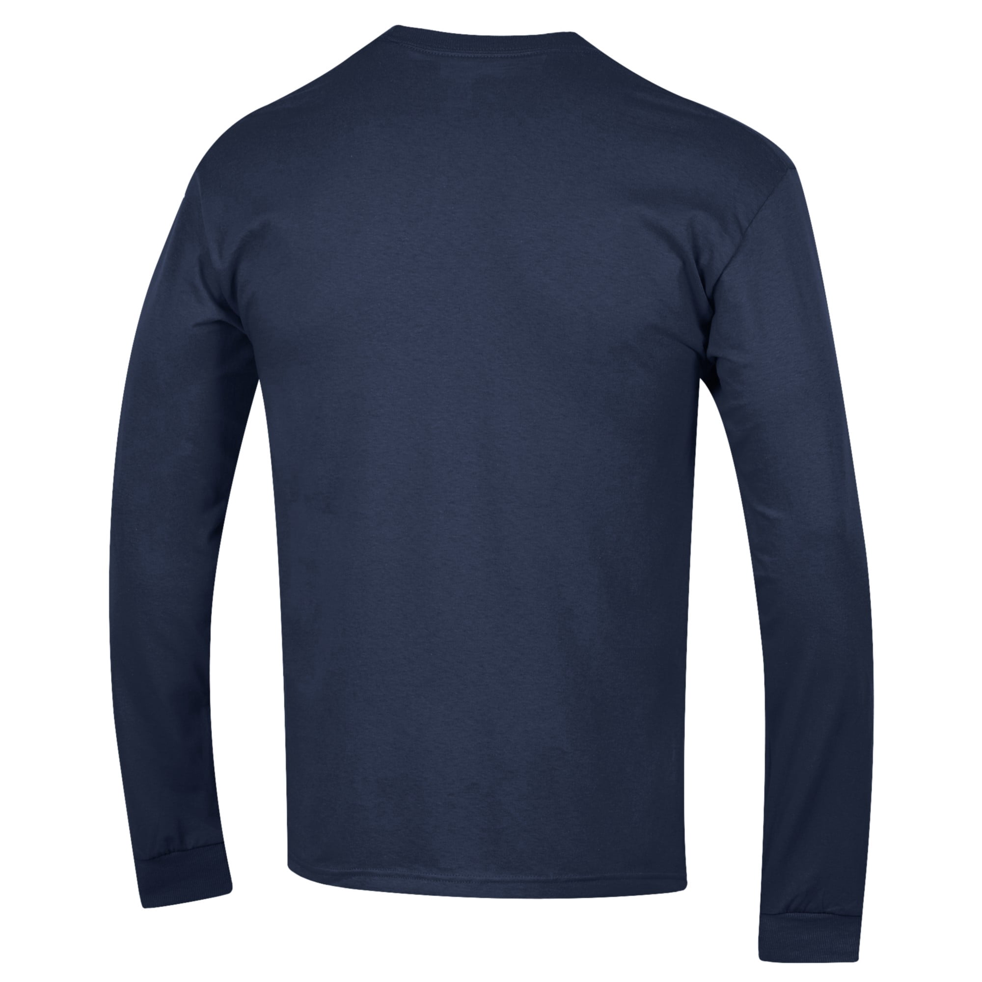 Men's Champion  Navy UConn Huskies Track & Field Stack Long Sleeve T-Shirt