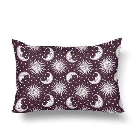 Gckg Sun Moon Stars Space Crescent Boho Bohemian Black White