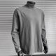 thumbnail image 4 of pstuiky manga larga para hombre, Suéter deportivo informal de manga larga y cuello alto de color liso para hombre Tops de hombre xxl, 4 of 7