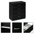 thumbnail image 4 of Ktaxon 4 Drawers Dresser Chest Cabinet for Closet/Office Clothes,Nightstand Bedroom Side Table Bedside Table, 4 of 9