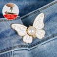 thumbnail image 3 of Detachable Butterfly Clips, Detachable Butterfly Clips, Pant Waist Tightener Butterfly for Loose Jeans Jackets Coats Shirts Overalls （1Pcs）, 3 of 5