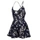 thumbnail image 3 of Traje de baño de una pieza Sunnimix Flor sin espalda Vendaje XL Azul, 3 of 8