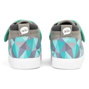 ikiki Glacial Refraction Squeakerless Toddler Shoes | Teal/Gray