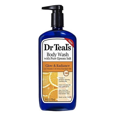Dr. Teal s Glow & Radiance with Vitamin C & Citrus Essential Oils Body Wash 24oz Pack of 2
