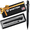 Black, variant on Bastion Aluminum Bolt Action Pen, Royal Blue, Ballpoint Refillable, 1 Count