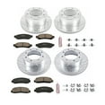 thumbnail image 3 of PowerStop Front and Rear Z23 Evolution Sport Carbon-Fiber Ceramic Brake Pad and Drilled & Slotted Rotor Kit Fits: FORD Select Models K5575, 3 of 10