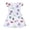 F93-White, variant on xfsWaSs Toddler Girls Dresses Ruffle Sleeve Casual Dress Cartoon Printed Summer Sundress Little Kids Lightweight Beach Dress 2-3 Years