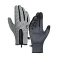thumbnail image 2 of karymi Outdoor Sports and Winter Non Slip Men and Women Plus Velvet Warm Ski Riding Windproof Gloves Camping Accessories, 2 of 6
