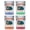 Multicolor (4-Pack), variant on Berlin Germany Vintage Design Souvenir 2 oz Square Shot Glass – Orange