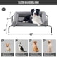 thumbnail image 5 of Cama de refrigeración elevada para perros RRPETHOME, grande, para perros grandes, 5 of 8