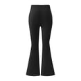 thumbnail image 6 of Cutuoiiu Women's Fashion Solid Color High Waist Flared Pants Casual Loose Yoga Flare Trousers Gifts, 6 of 7