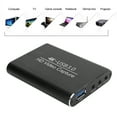 thumbnail image 1 of Video Acquisition Card, 1080P Computer Accessories, Lightweight Convenient Aluminum Alloy Plug And Play for Conference Recording Live Game, 1 of 7