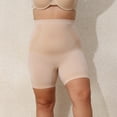 thumbnail image 6 of Shapewear High Waisted Body Shorts Girdles Thigh Slimmer - Non-Roll Down, Thigh Support, -Lifting, Light Compression, XS-4XL Sizes, Nylon Spandex, 6 of 8