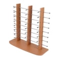 thumbnail image 4 of Yinanstore Glasses Display Stand Sunglasses Rack, Multi Layers, Eyeglasses Display Rack, Eyewear Holder for Malls Home Desk Shop Retail Brown, 4 of 8