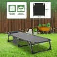 thumbnail image 4 of NAIZEA 75"*26" Folding Camping Bed with 2 Sided Mattress and Pillow, 5-Position Adjustable, Portable Sleeping Bed, 4 of 8