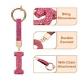 thumbnail image 4 of Uxcell Charm de Letra I de Alfabeto con Rhinestones para la Fabricación de Joyería, Rojo Rosa, 4 of 6