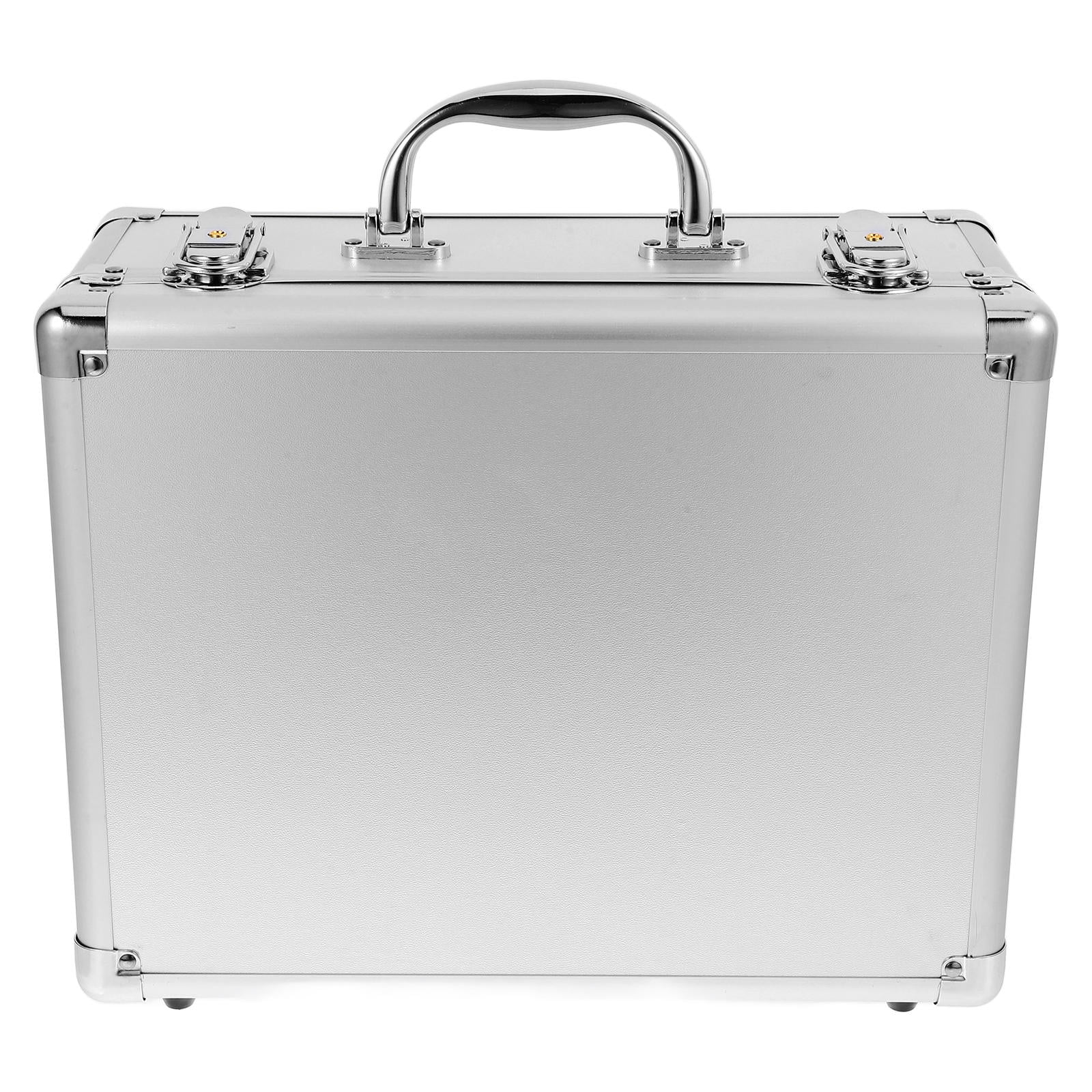 RENACLIPY Metal Briefcase Portable Tool Organizer Case for Men and Lightweight